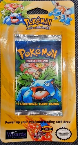 FACTORY SEALED | 1999 Pokémon Base WOTC Base Set Booster Pack Venusaur Art!