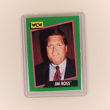 1991 Impel WCW - Jim Ross #154 (RC) Wrestling Card 