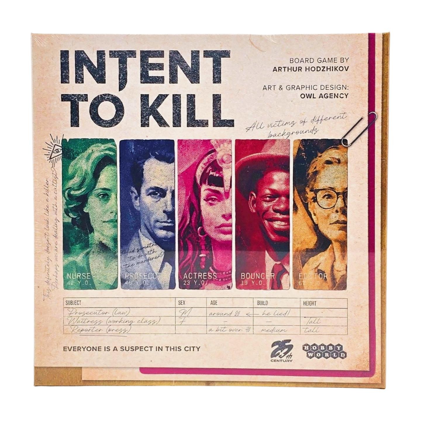 Intent to Kill by 25th Century Games - SEALED 10190₽