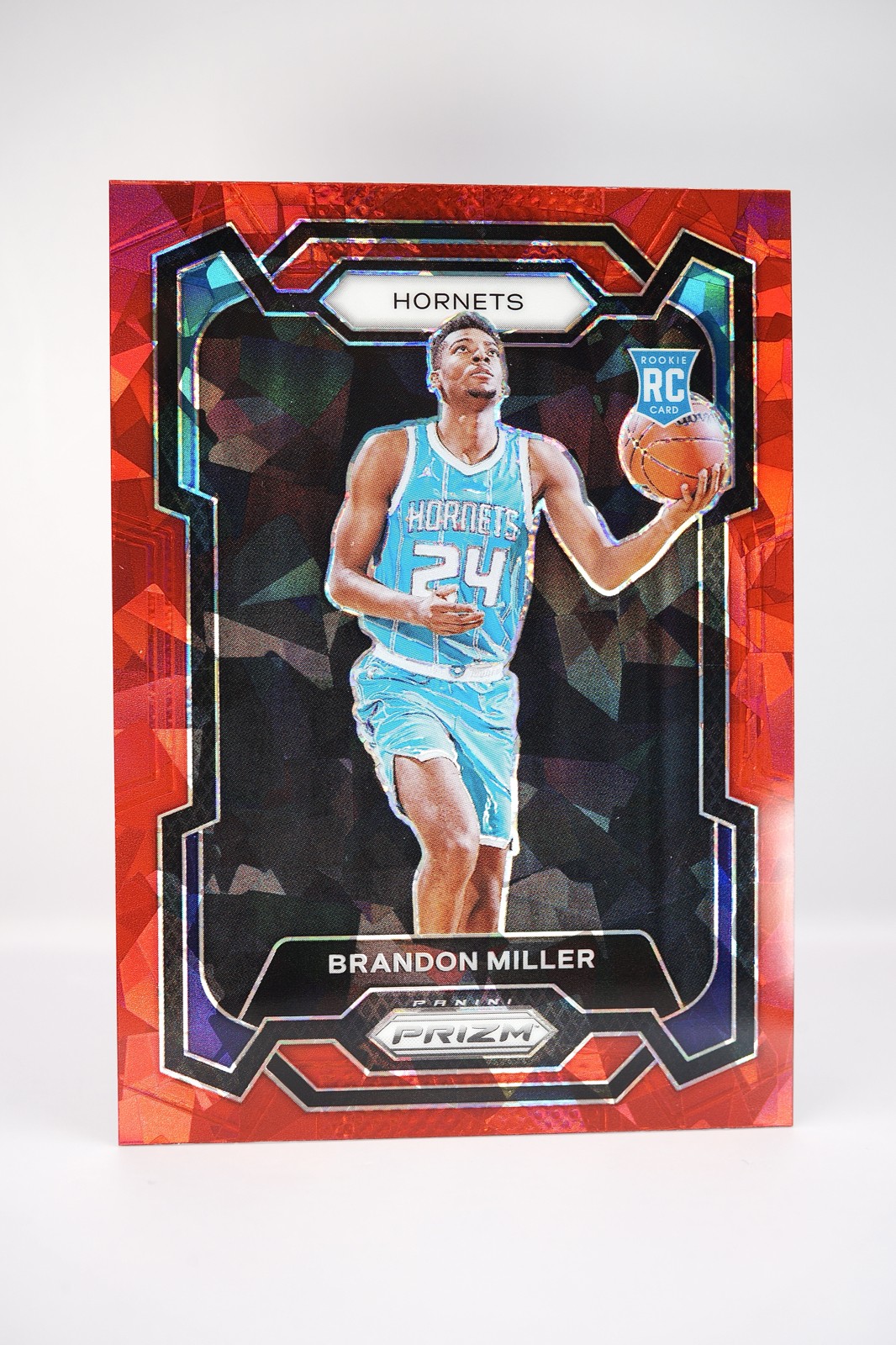 2023-24 Panini Prizm - Brandon Miller #152 Red Ice Prizm (RC)