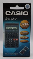 Casio FX-82 Solar Taschenrechner Fraction Bruchrechner uvm. "NEU" Original OVP