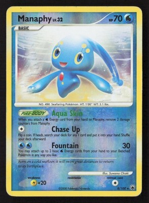 Manaphy Holo Rare Majestic Dawn 8/100 MP