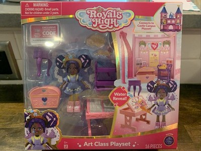 Royale High Art Class Playset with Doll Treasure Chest and Virtual Item Code