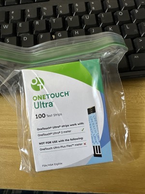 100 One Touch Ultra Diabetic Test Strips Exp 11/30/2026 Super Mint55$