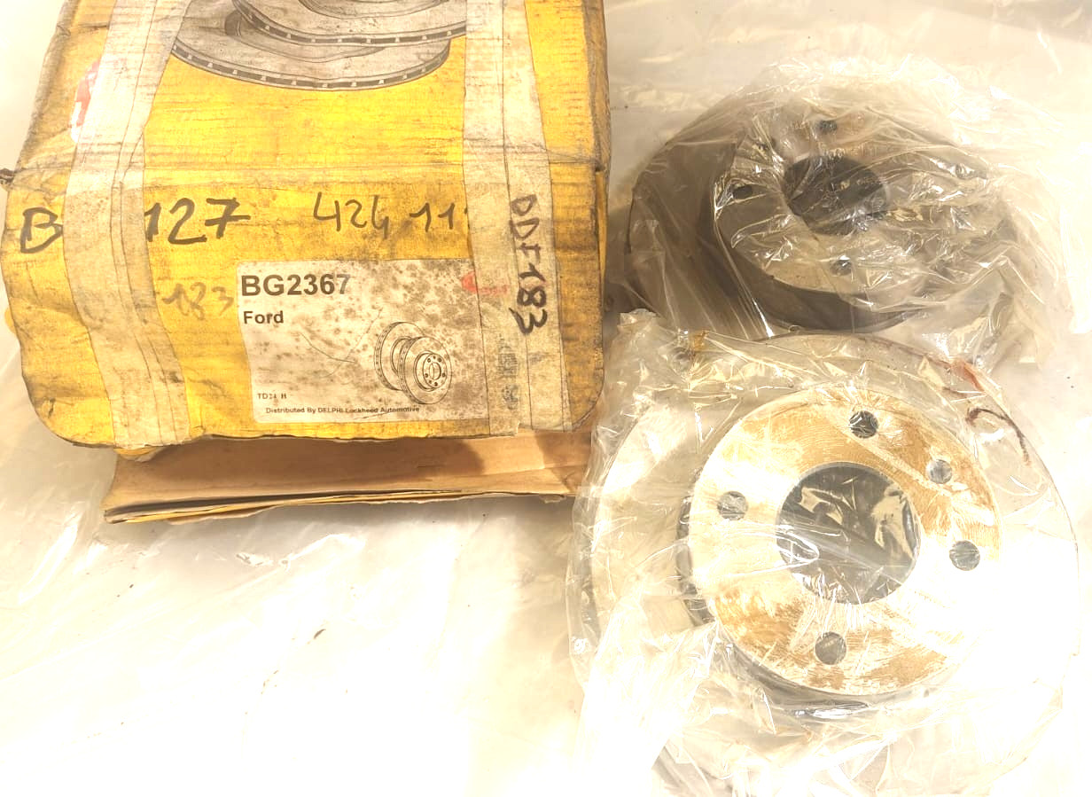 Disques de frein Delphi BG2367 lot de 2 pièces pour essieu arrière de voiture