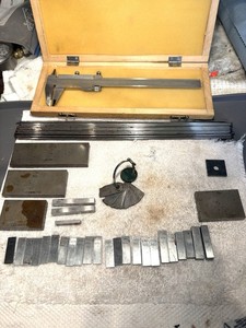 50+ Weber & Precision Tools Steel Gage Blocks And Vernier Caliper.