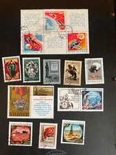 Russia Stamps #3456, 3464-65, 3573, 3520, 23524-25, 3527-29, 3548, CTO,See Photo
