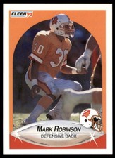 1990 Fleer #354 Mark Robinson Buccaneers