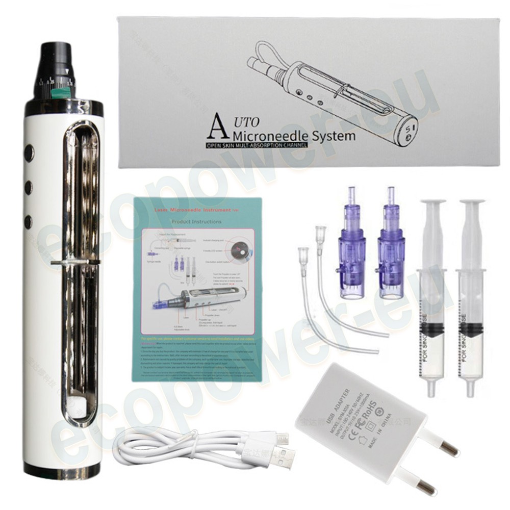 Micro Pen Wrinkle Removal Skin Rejuvenation Machine with 9/12/24/42 Pins USA