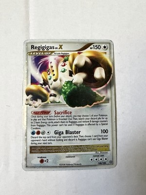 Regigigas LV.X 100/100 Stormfront Holo 2008 Pokémon Card | eBay