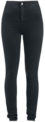 Noisy May Jeans Damen NMElla Super High Jeans schwarz