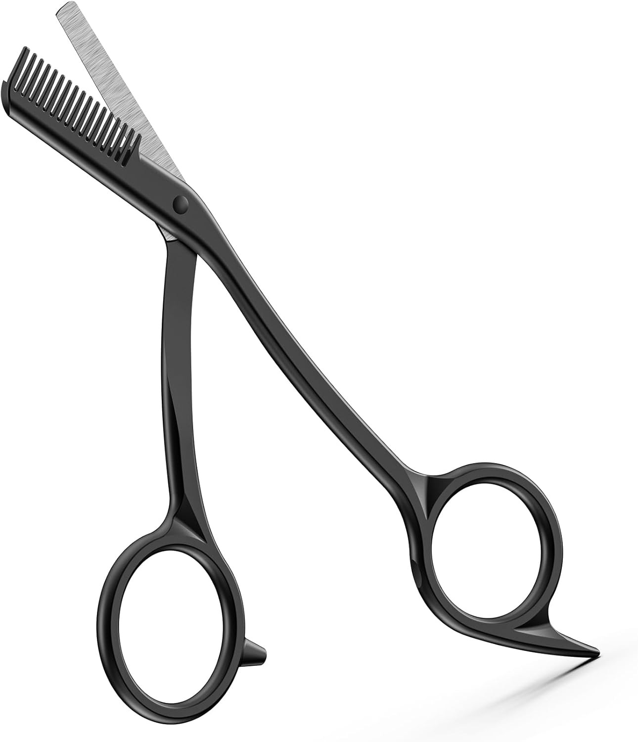 Eyebrow Scissors with Comb - Stainless Steel Eyebrow Trimmer for Women and Men, 