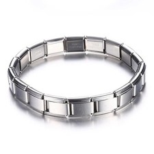 Nomination Classic Stainless Steel Starter Bracelet With 18 Removable Links NEW