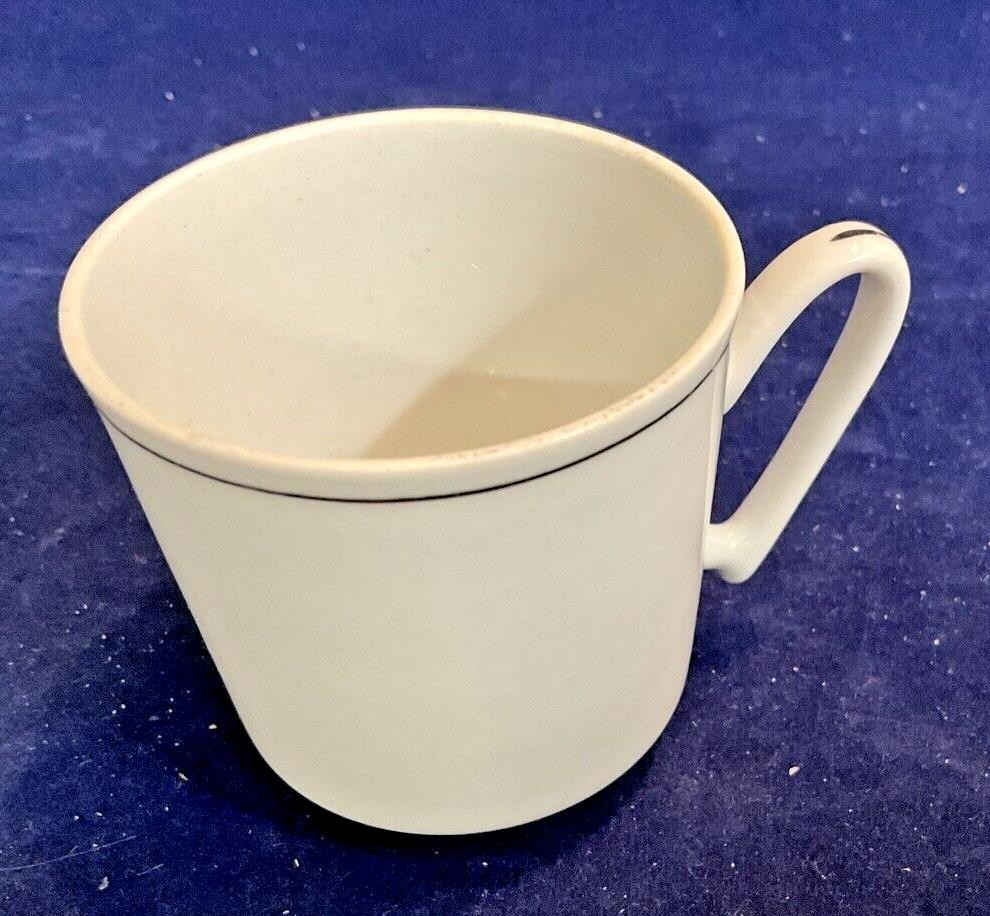 Espresso Cups/saucers The Toscany Collection With Silver Design Banding