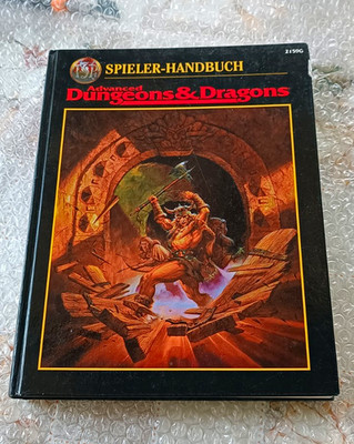 TSR Advanced Dungeons & Dragons Spieler-Handbuch Deutsch Regelwerk Hardcover