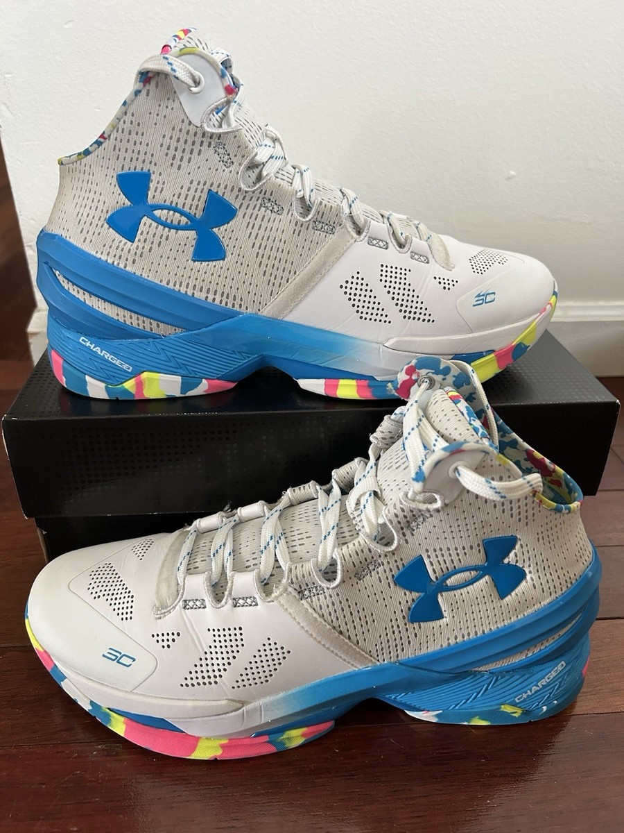 Under Armour Curry 2 Splash Party Basketball Shoes Men's Size 7