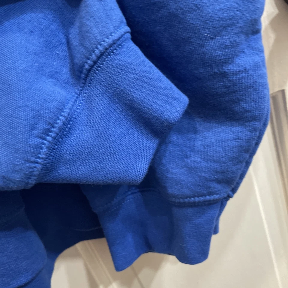 University Of Tulsa Golden Hurricane Champion Blue Christmas Sweatshirt XL VTG - Image 4 of 4