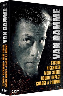 Van Damme Blu-ray: Cyborg + Kickboxer + Plötzlicher Tod + Double Impact + Jagd auf