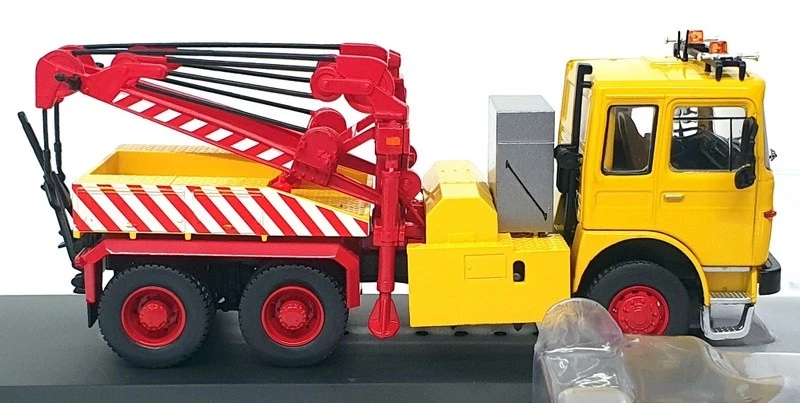 Ixo 1/43 Scale TRU043A - MAN F8 26.281 Breakdown Truck - Yellow/Red — 第 3/4 张图片