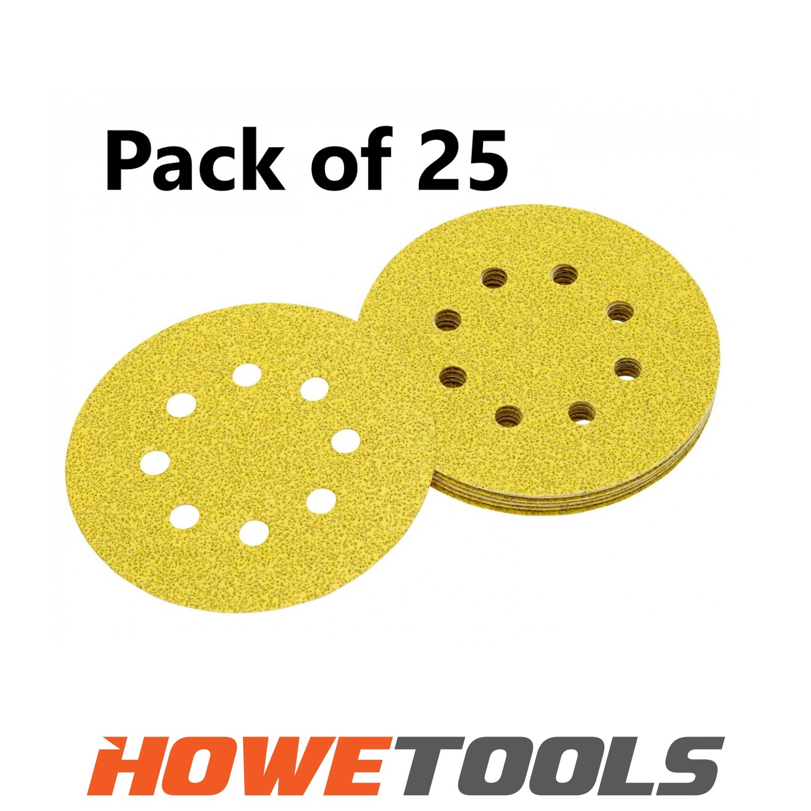 DEWALT DT3115-QZ (pkt of 25) Sanding disc - 125mm 125mm x 120g