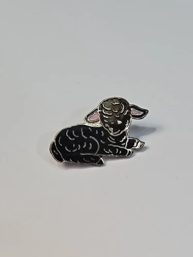 Black Sheep Lamb Lapel Pin