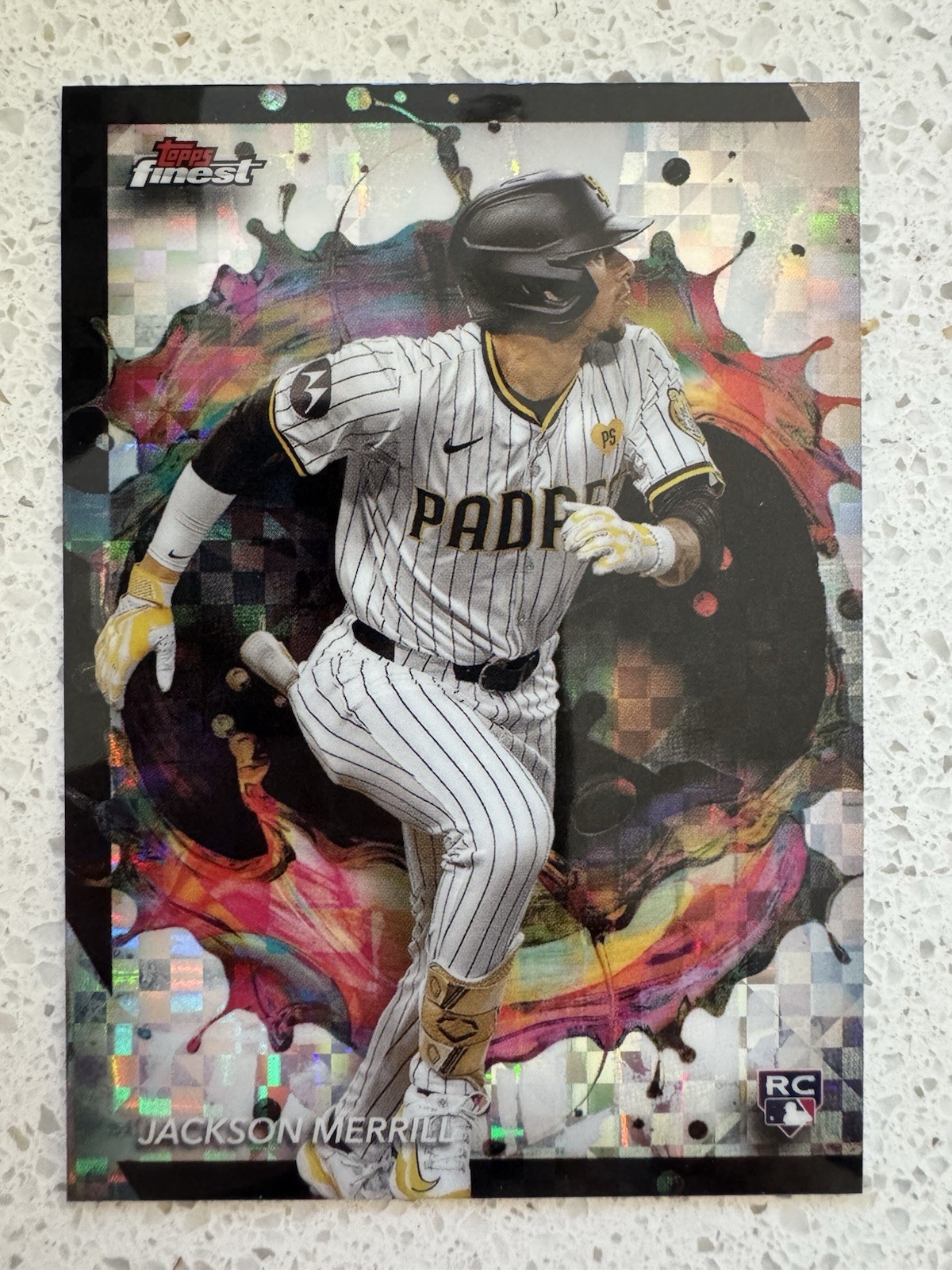 2024 Tops Finest Jackson Merrill #216 RARE XFRACTOR RC