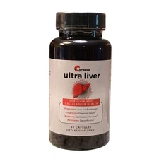 UpWellness Ultra Liver 60 Capsules Liver and Gallbladder Health Exp 01/27 New 