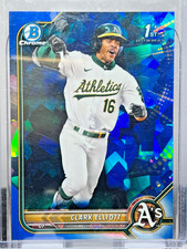 2022 Bowman Draft Chrome Sapphire Clark Elliott 1st Bowman Athletics #BDC-85