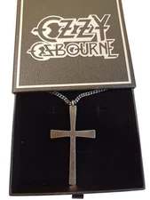 Ozzy Osbourne Silver Plated Cross