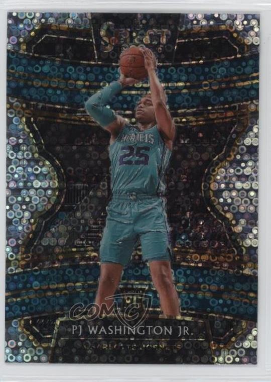 2019-20 Panini Select Concourse Hybrid Disco Prizm PJ Washington Jr #93 9p5