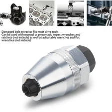 3/8" DRIVE DR UNIVERSAL BROKEN THREAD STUD EXTRACTOR TOOL REMOVER REMOVAL SOCKET