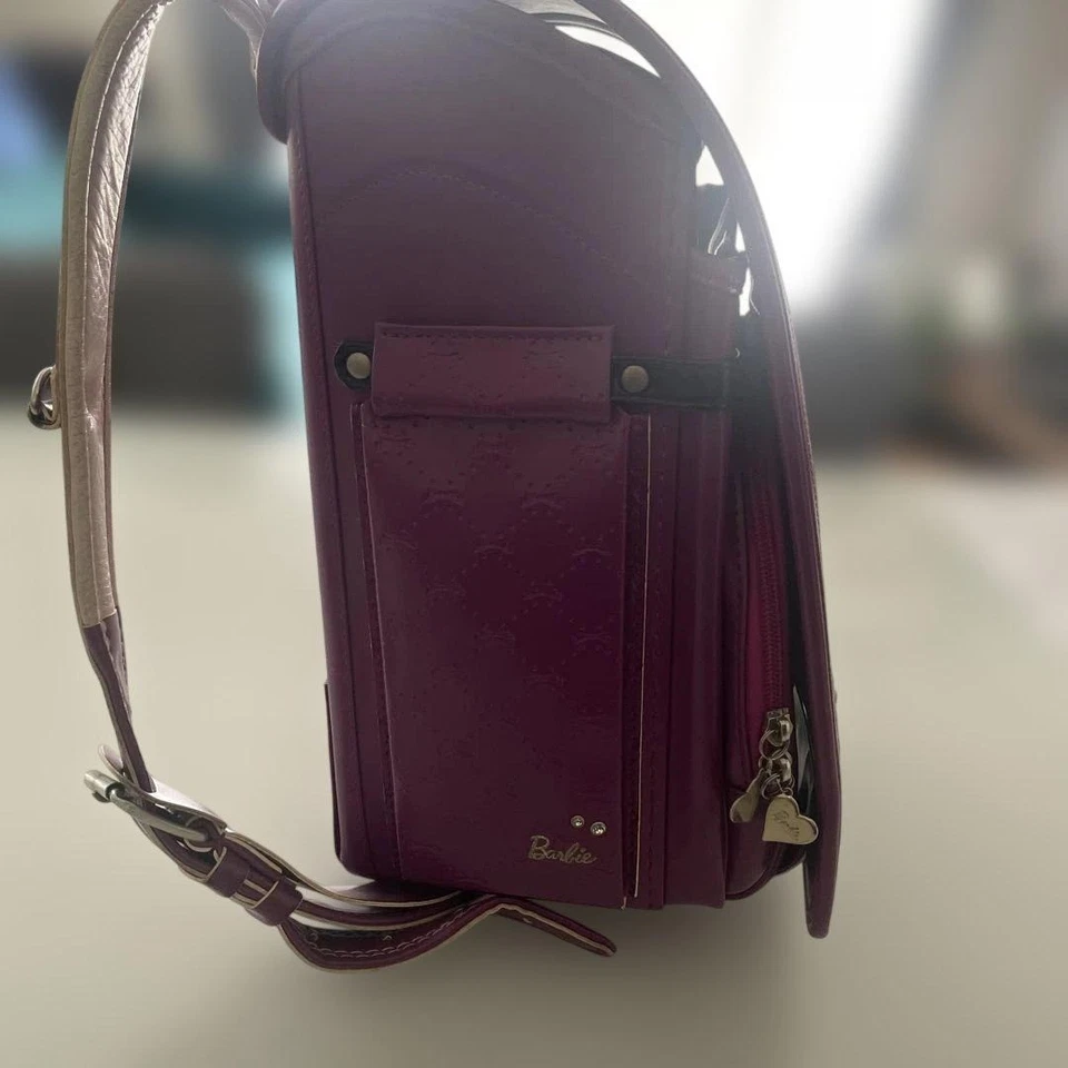 Randoseru Bolso Escolar Japonés Mochila para Niños Barbie Púrpura Japón #002 Foto 3 de 4