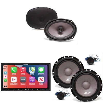 Alpine iLX-407 7'' Multimedia Receiver Carplay&AndroidAuto + Speakers