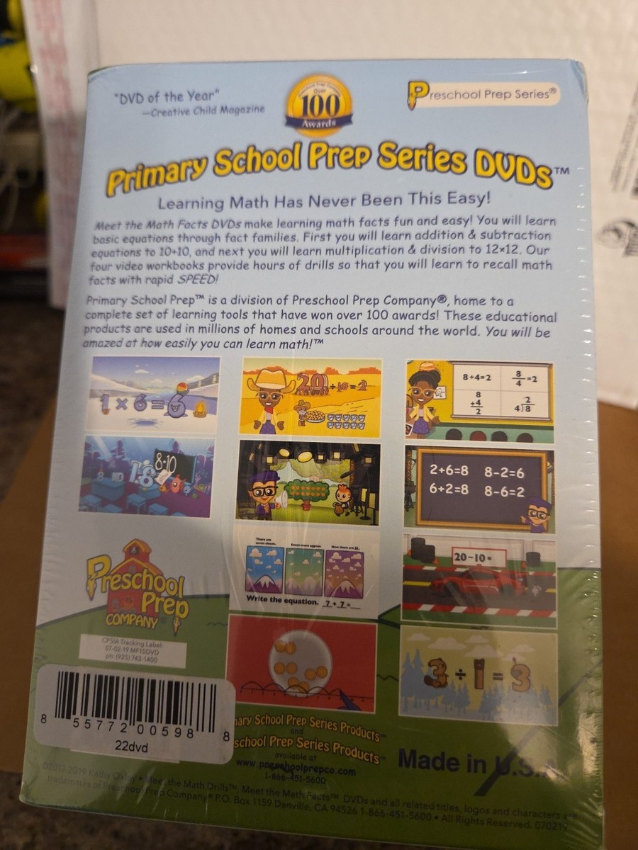 NEW Preschool Prep & Primary School Prep 22 DVD Boxed Set | eBay