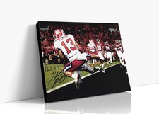 Clemson Autograph Canvas - Hunter Renfrow Catch - Bama Buster
