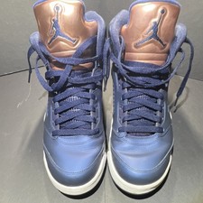 Jordan Air Jordan 5 Retro Bronze 2016 High Top Blue Obsidian 136027-416