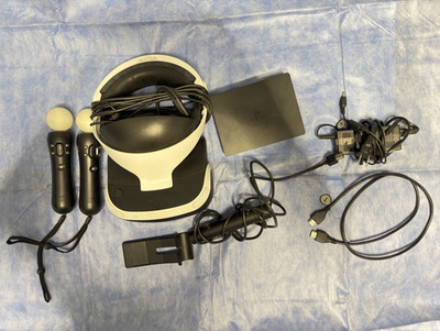 Sony PlayStation VR CUH-ZVR2 Headset + Processor Unit + Move Controllers 120Hz