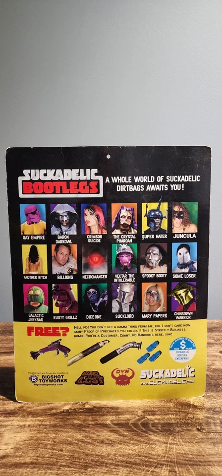 SUCKADELIC SUCKLORD 600 EDICIÓN PLATA 13" 150 piezas SELLADO -Imperio Gay Foto 3 de 3