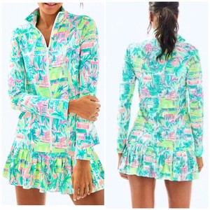 Lilly Pultizer Women's 2XS Multi Perfect Match UPF 50+ Luxletic Hadle Jacket