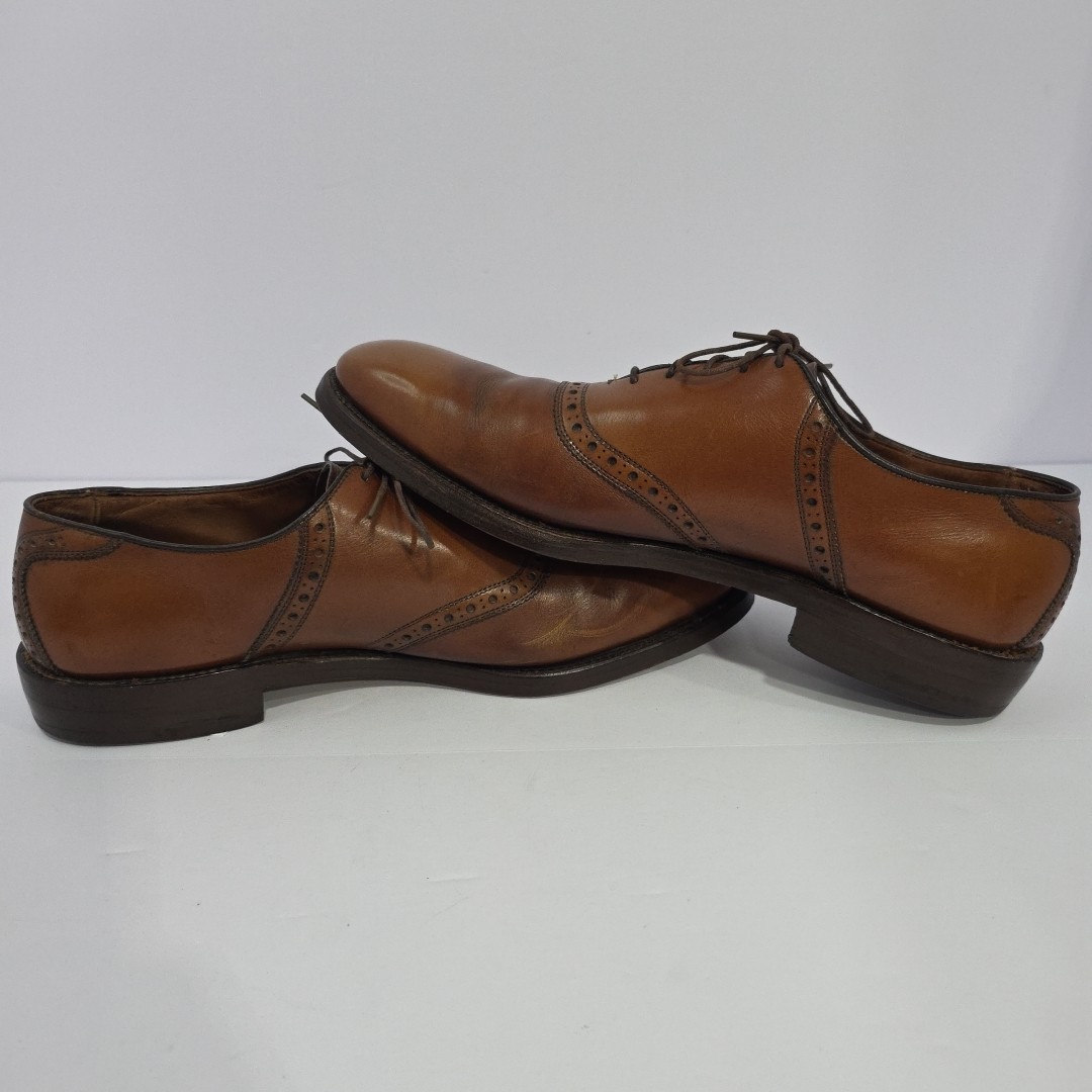 Vintage Allen Edmonds Polo Brown Dress Shoes Allen Edmonds Polo | eBay main image 4