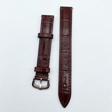 BAND With Silver Buckle 15 18 20MM LEATHER WATCH STRAP FOR CARTIER TANK SOLO