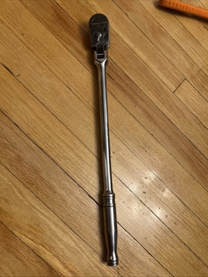 #ad Snap On Ratchet Sealed Head Long Handle 17#x27; flex head 1 2” Sf936 🔥 $103.40