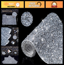 Self-Adhesive Rhinestone Stickers for Crafts, DIY Decor, Car  Phone - Silver 7.