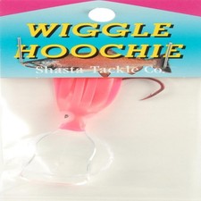 Mack's Lure 40550 Pee Wee Wiggle Hoochie Hot Pink Glow Mack s Lure Steel
