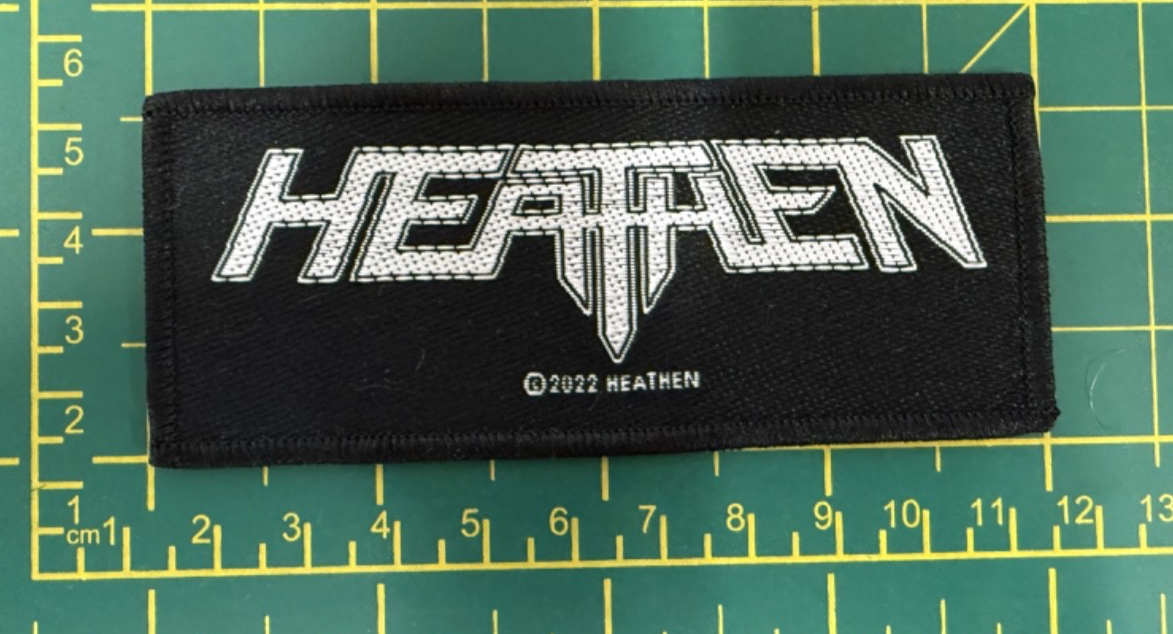 Heathen Heathen Logo Woven Sew On Patch Officially Licensed Item