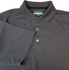 Ben Hogan Performance Mens Dark Gray Golf Polo Shirt Sz Medium Collared Casual