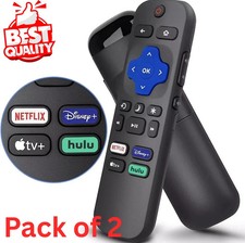 2pack Remote Control Replacement for All Roku TV TCL/Hisense/Onn Roku Brand New