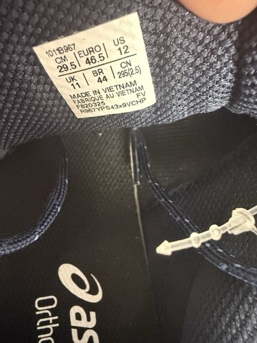 Zapatillas ASICS GEL-VENTURE 10 Reino Unido Talla 11 NUEVAS GENUINAS PRECIO DE VENTA SUGERIDO POR EL FABRICANTE 70 GBP #J9 - Imagen 9 de 10