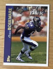 1997 Topps - Draft Pick Peter Boulware #405 Rookie Card Baltimore Ravens. rookie card picture