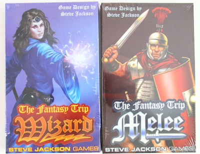 SJG Fantasy THE FANTASY TRIP Wizard Game Melee  Steve Jackson Games Englisch NEU